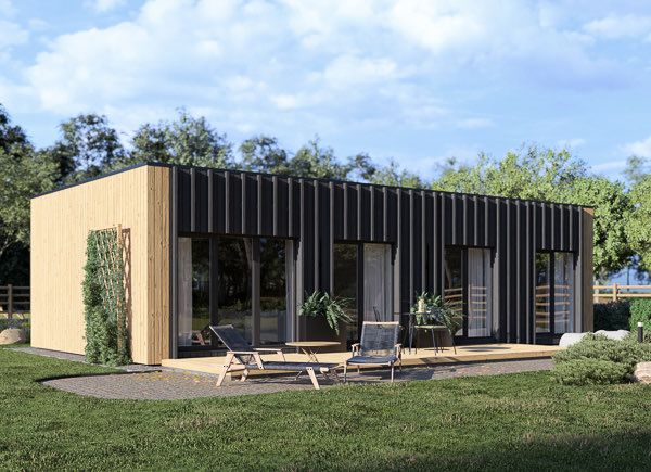 Casa de madera para vivir BELLA 2 RV (Aislada PLUS, 44 mm + revestimiento), 60 m² avp.ui.product_images.thumbnail 1