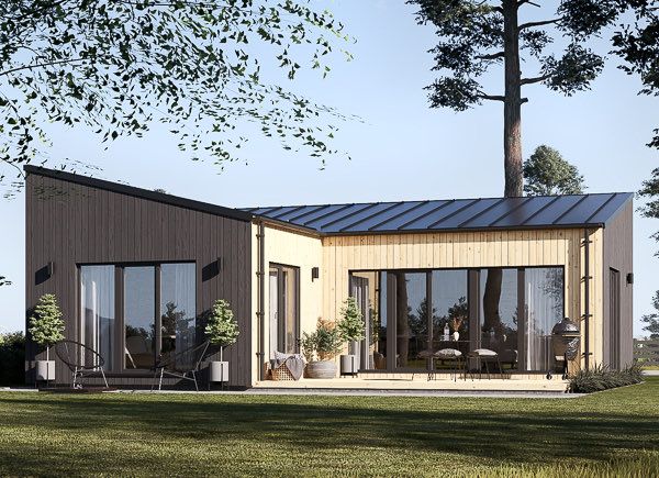 Casa de madera para vivir GINNY RV (Aislada PLUS, 44 mm + revestimiento), 49 m² avp.ui.product_images.thumbnail 1