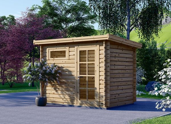 Caseta de jardín de madera MODERN (28 mm), 3x2 m, 6 m² avp.ui.product_images.thumbnail 1