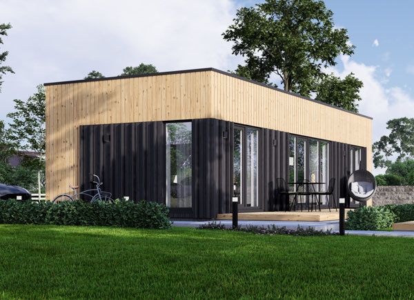 Casa de madera para vivir PREMIUM RV (Aislada PLUS, 44 mm + revestimiento), 42 m² avp.ui.product_images.thumbnail 1