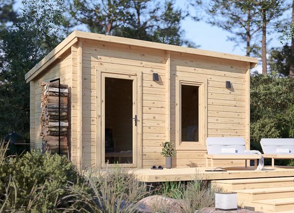 Sauna de exterior VIGOR 2 (44 mm), 4.5x2.5 m, 4.9 m² avp.ui.product_images.thumbnail 1