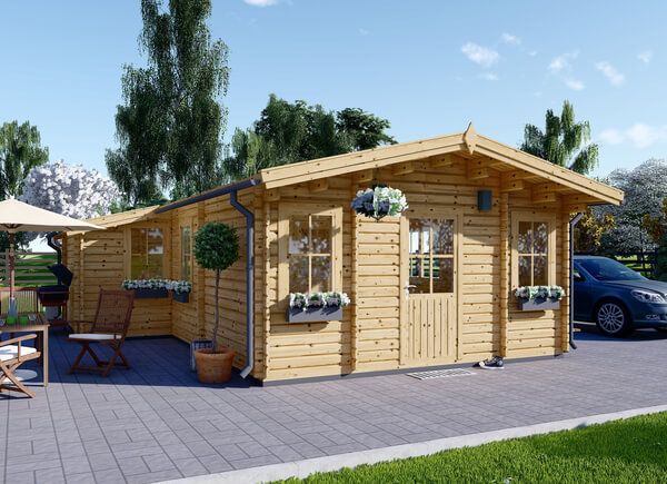 Casa de madera DIJON (44 mm), 44 m² avp.ui.product_images.thumbnail 1