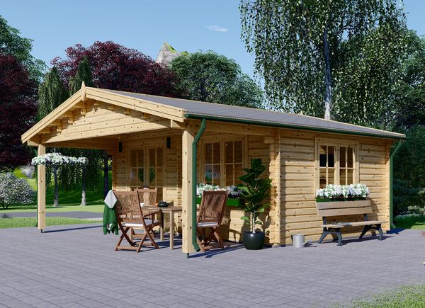 Caseta de jardín de madera CAMILA (44 mm), 6x6 m, 36 m² avp.ui.product_images.thumbnail 1