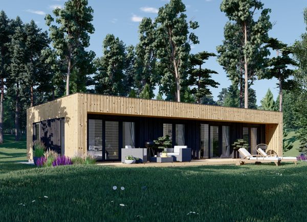 Esta casa prefabricada cuesta solo 4.100 euros, tiene 36 metros cuadrados, dormitorio, baño y más 4 Merca2.es En el exterior puedes hacer lo que quieras