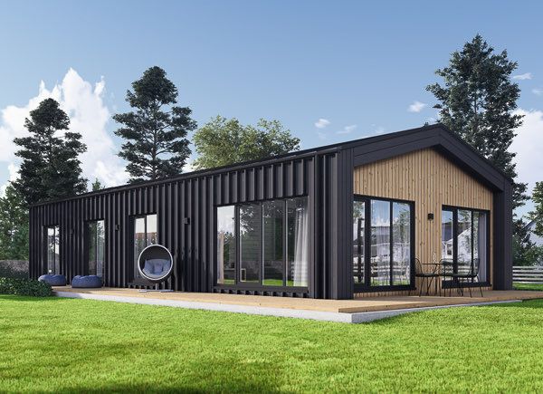 Casa de madera para vivir ROBERTA RV (Aislada PLUS, 44 mm + revestimiento), 95 m² avp.ui.product_images.thumbnail 1