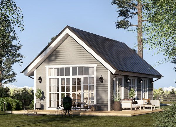 Casa de madera para vivir ARIELLE RV (Aislada PLUS, 44 mm + revestimiento), 44 m² avp.ui.product_images.thumbnail 1