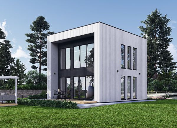 Casa prefabricada para vivir KAYA 4L PV (Aislada PLUS, 44 mm + revestimiento), 50 m² avp.ui.product_images.thumbnail 1