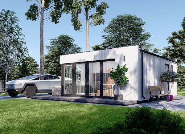 Esta casa prefabricada cuesta solo 4.100 euros, tiene 36 metros cuadrados, dormitorio, baño y más 2 Merca2.es El material es ideal