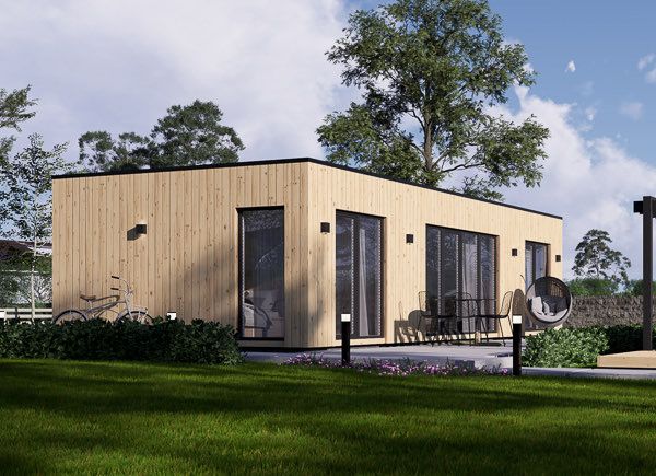 Casa de madera prefabricada PREMIUM S (Aislada, 34 mm + revestimiento), 10.5x4.5 m, 47 m² avp.ui.product_images.thumbnail 1
