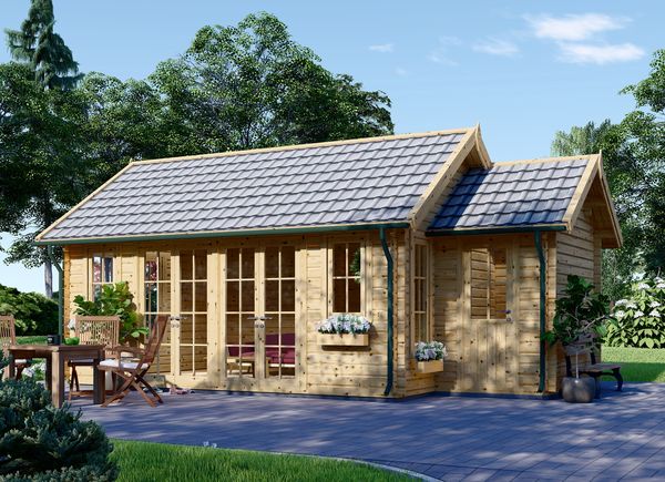 Caseta de jardín de madera ELLA (66 mm), 7x4 m, 28 m² avp.ui.product_images.thumbnail 1