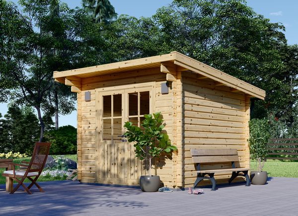Caseta de jardín de madera MALTA (34 mm), 3x3 m, 9 m² avp.ui.product_images.thumbnail 1