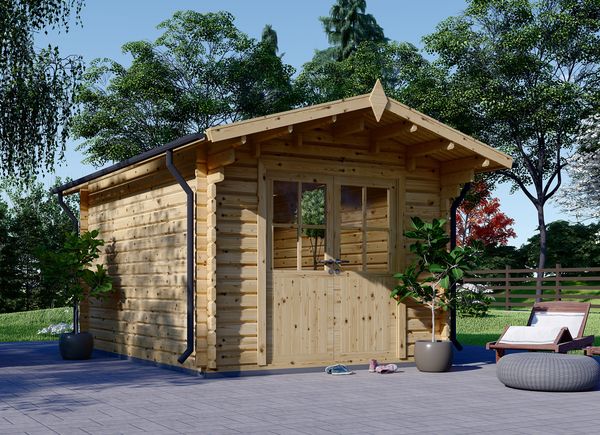 Caseta de jardín de madera PETER (34 mm), 3x3 m, 9 m² avp.ui.product_images.thumbnail 1