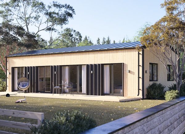 Casa de madera para vivir NICOLE RV (Aislada PLUS, 44 mm + revestimiento), 68 m² avp.ui.product_images.thumbnail 1