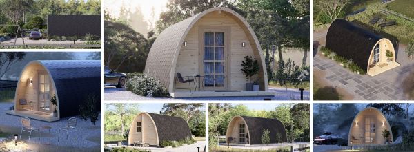 Caseta de jardín de madera BRETA S (44 mm), 3x6 m, 18 m²