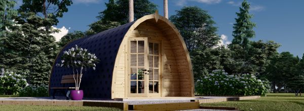 Caseta de jardín de madera BRETA (28 mm), 3x6 m, 18 m²