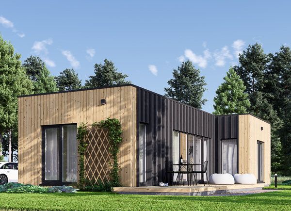 Casa de madera para vivir LUCIA 2 RV (Aislada PLUS, 44 mm + revestimiento), 50 m² avp.ui.product_images.thumbnail 1