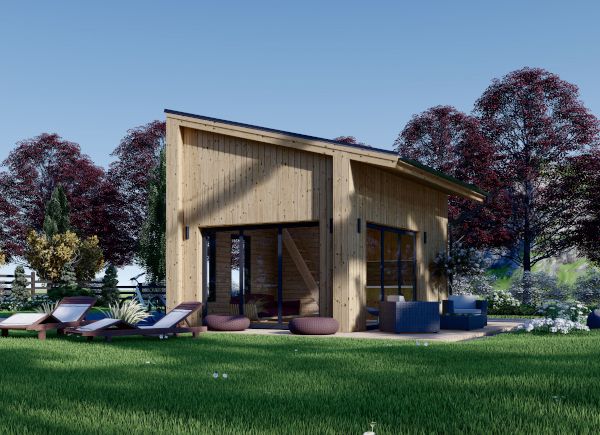 Casa de madera SOPHIA (44 mm + revestimiento), 20 m² avp.ui.product_images.thumbnail 1