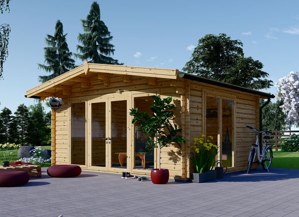 Caseta de jardín de madera MARTA (66 mm), 5x4 m, 20 m² avp.ui.product_images.thumbnail 1