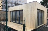 Oficina prefabricada de madera PREMIUM (Aislada PLUS, 34 mm + revestimiento), 5x4 m, 20 m² customer 2