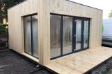 Oficina prefabricada de madera PREMIUM (Aislada PLUS, 34 mm + revestimiento), 5x4 m, 20 m² customer 1
