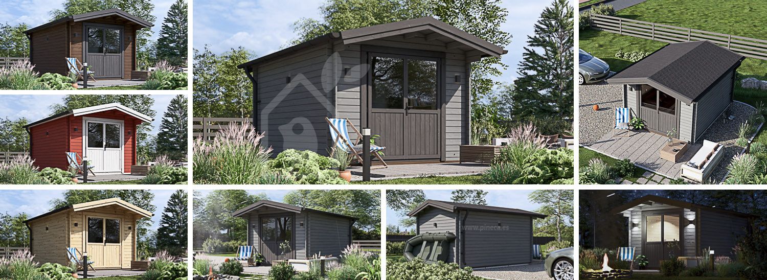 Caseta de jardín de madera PETER (34 mm), 3x4 m, 12 m² visualization 1