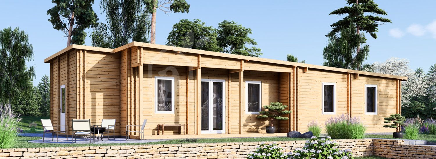 Producto de segunda mano: Casa de madera VICTORIA S (66+66 mm) , 171 m² visualization 1
