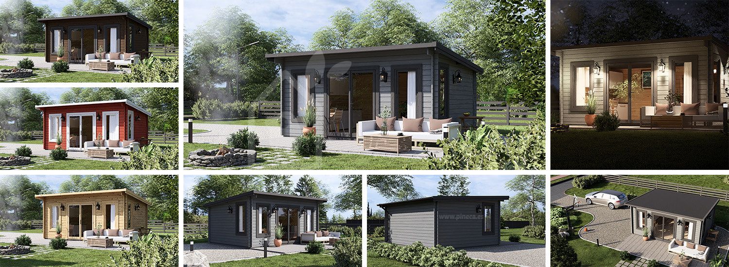 Caseta de jardín de madera ESSEX (34 mm), 5x4 m, 18 m² visualization 1
