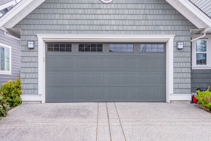 Garage en bois MULTI (44 mm) 4x6 m avec carport double 5.5x6 m